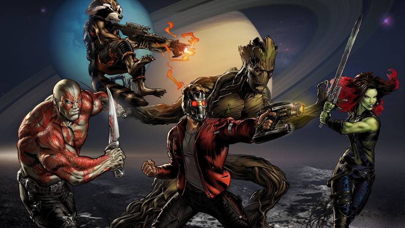Guardians Of The Galaxy Gamora Drax The Destroyer Galaxy