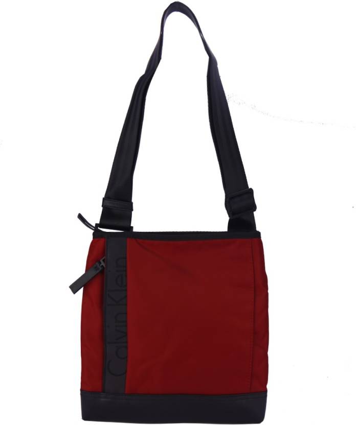 Calvin Klein Red Sling Bag CK/HH0795/SPICE/ST/FW15 Spice - Price in India |  