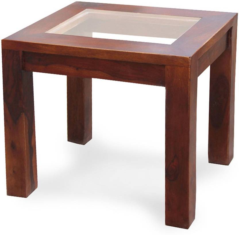 The Attic Sheesham Wood Solid Wood Coffee Table Finish Color Dark Honey