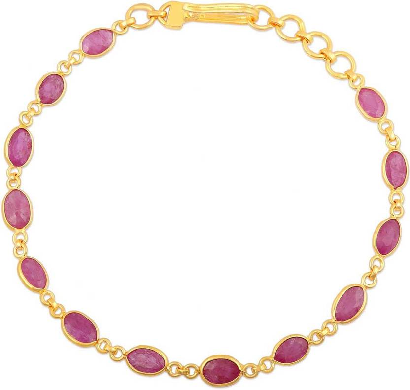 Malabar Gold And Diamonds Precia Yellow 22kt Ruby Bracelet Malabar Gold And Diamonds Precia Yellow 22kt Ruby Bracelet