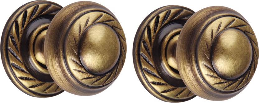 Hobknobs Georgian Antique Brass Cabinet Drawers Wardrobe Kitchen