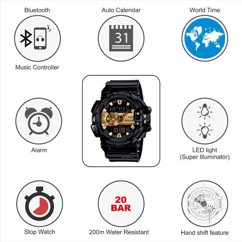 Casio G557 G-Shock Analog-Digital Watch  - For Men