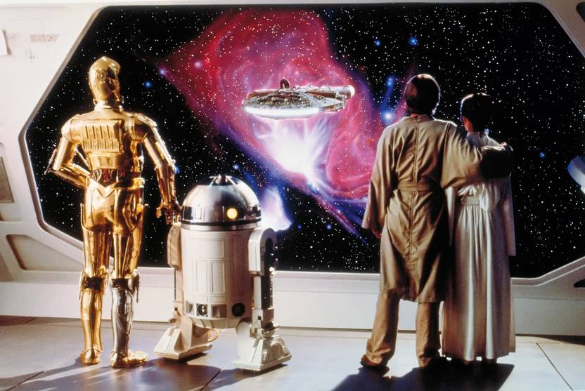 Akhuratha Poster Movie Star Wars C 3po R2 D2 Millennium