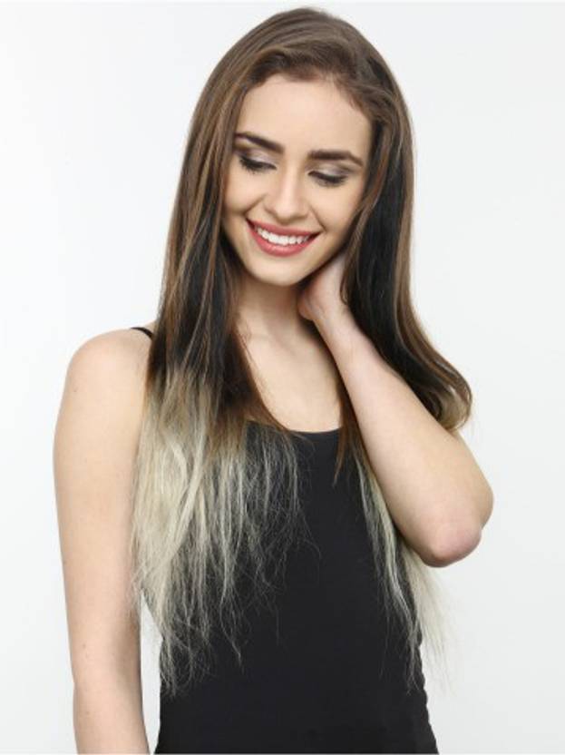Hairwits 7 Piece Ombre Bleach Blonde Extensions Hair Extension