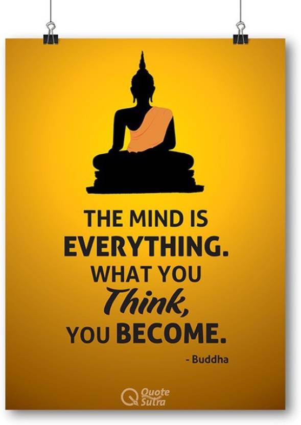 athahdesigns wall poster the mind is everything buddha a sized by