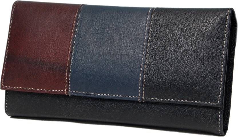 Borse Women Casual Multicolor Genuine Leather Wrist Wallet Black Borse Women Casual Multicolor Genuine Leather Wrist Wallet 5 Card Slots
