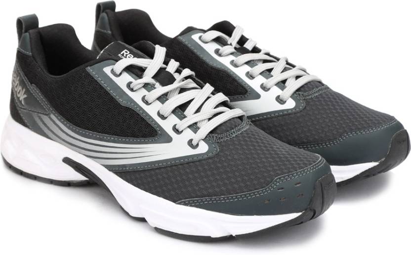 REEBOK THRILL RUN LP Running Shoes For Men - Buy Gry, Slvr, Wht, Blck Color  REEBOK THRILL RUN LP Running Shoes For Men Online at Best Price - Shop  Online for Footwears