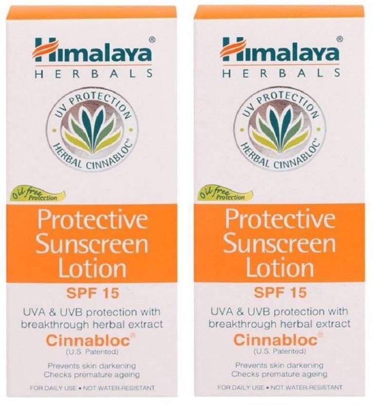 Himalaya Herbals Protective Suncreen Lotion SPF 15 PA+ Price in India, Buy Himalaya Herbals