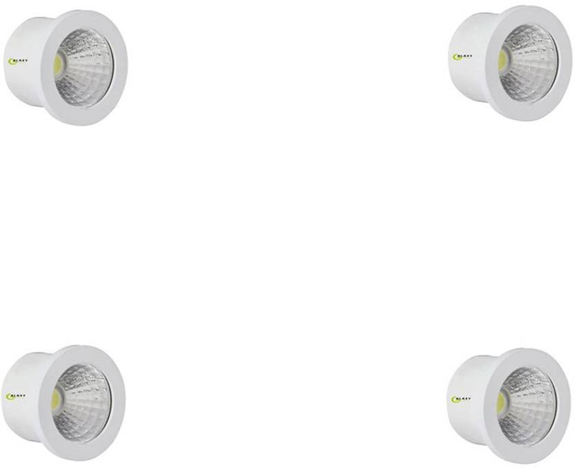 Galaxy 1 Watt Led Cob Spot Light Warm Round Pack Of 4 Galaxy 1 Watt Led Cob Spot Light Warm Round Pack Of 4 Recessed