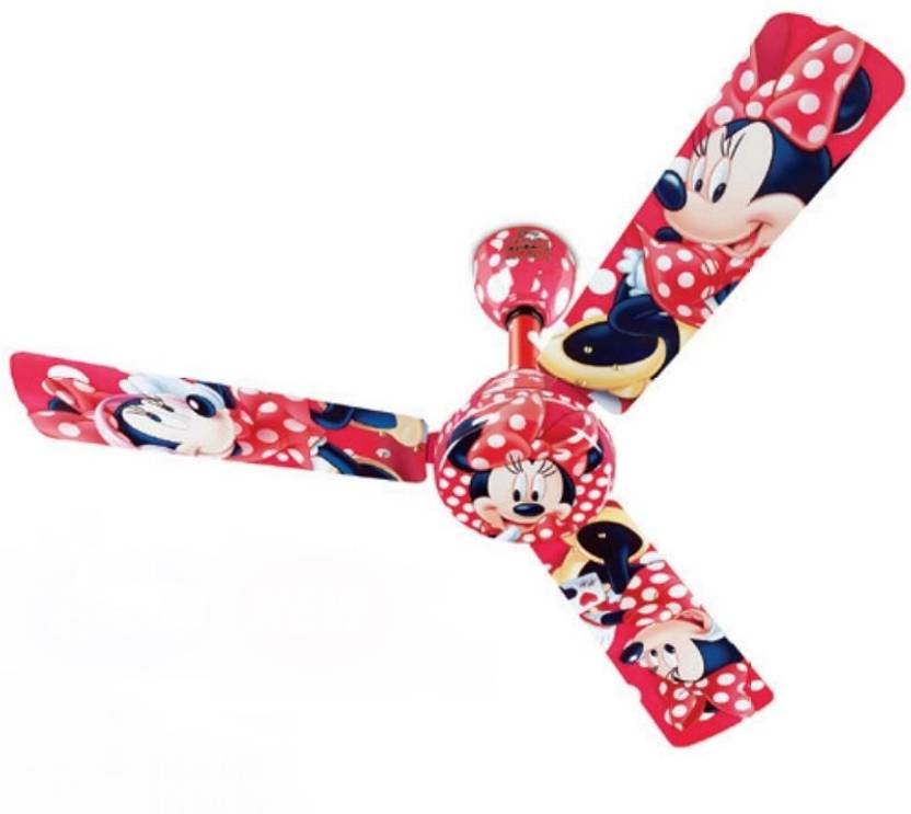 Bajaj Disney Minnie Mouse For Kids 1200 Mm 3 Blade Ceiling Fan