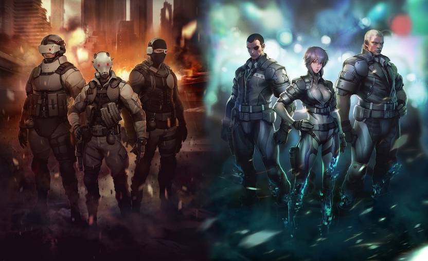 Athahdesigns Anime Batou Ghost In The Shell Kusanagi Motoko