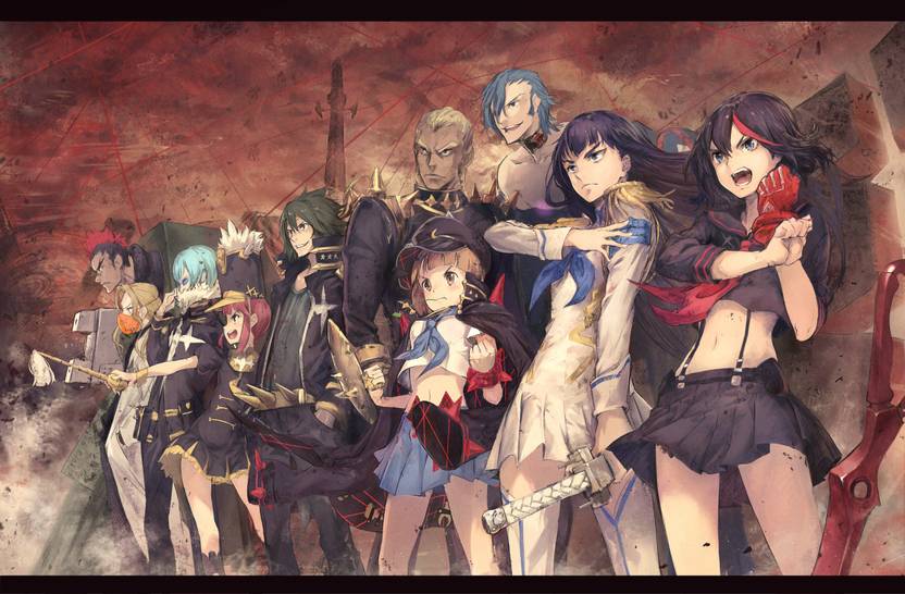 Athahdesigns Anime Kill La Kill Gamagouri Ira Inumuta Houka