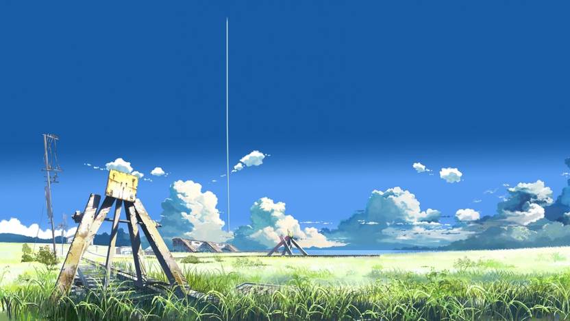 athahdesigns anime clouds grass plains the place promised in our