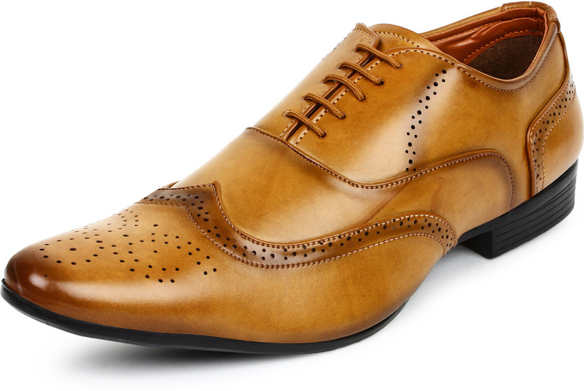 mens tan brogues