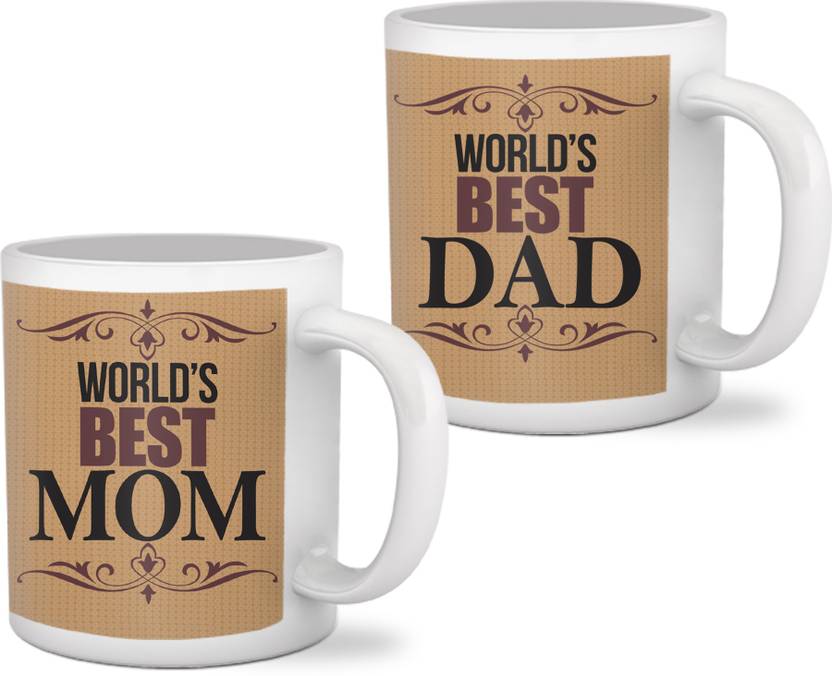 tiedribbons marriage anniversary gifts for mom dad mug gift set