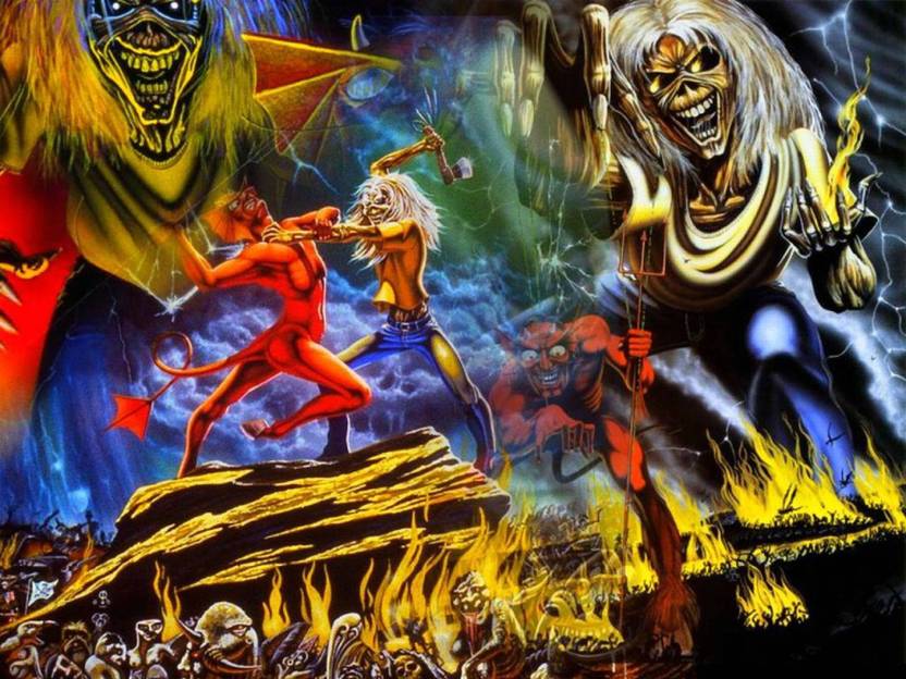 Ananyadesigns Wall Poster Music Iron Maiden Band Music