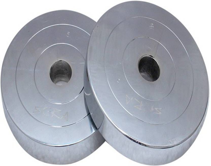 SKERA STEEL CHROME WEIGHT LIFTING plates 3kg Silver Weight Plate Buy