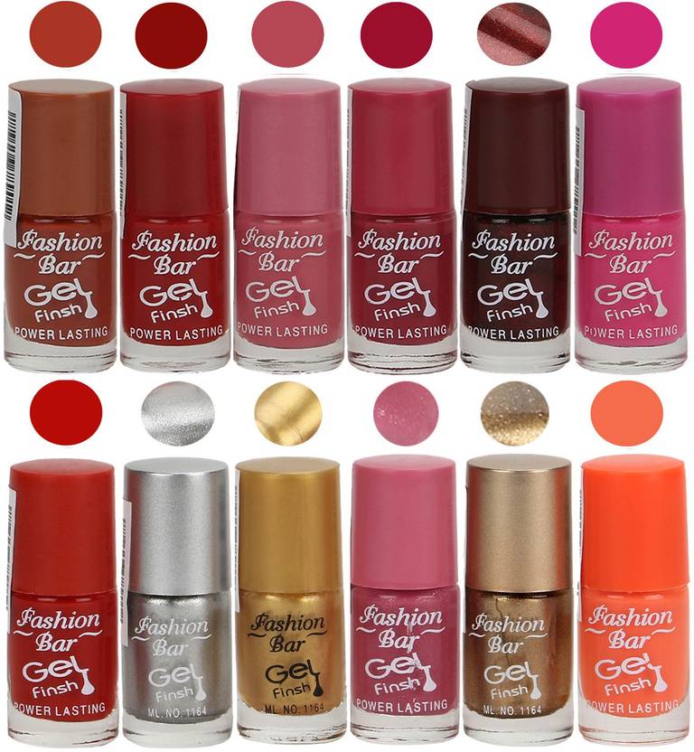 Fashion Bar Neon Nail Polish Combo 08 Multicolor Price In India Fashion Bar Neon Nail Polish Combo 08 Multicolor