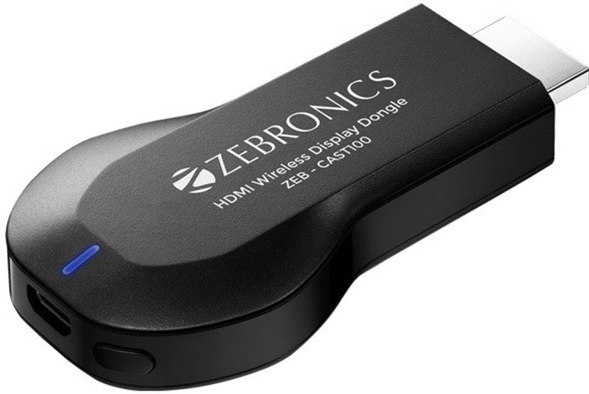 ZEBRONICS ZEBCAST100 HDMI Wireless Display Dongle Media Streaming