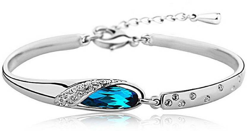 Shining Diva Crystal Gold Plated Bracelet Price In India Shining Diva Crystal Gold Plated Bracelet