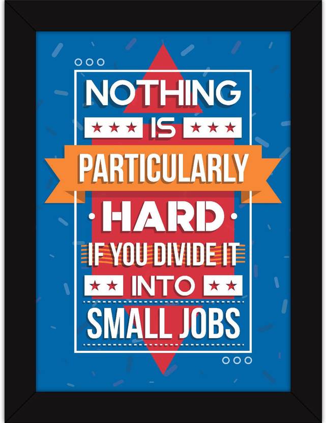 Motivational Posters For Office And Home Decor Framed