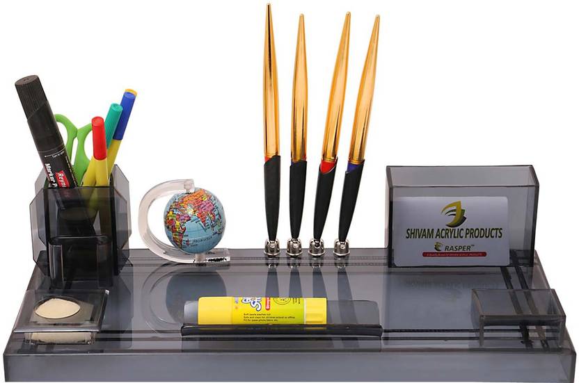 Flipkart Com Rasper 4 Compartments Multipurpose Acrylic Pen