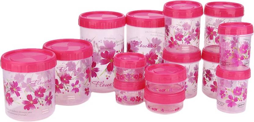 Polyset Twisty Foils S/14  - 1475 ml, 225 ml, 1050 ml, 295 ml, 175 ml, 540 ml Plastic Food Storage