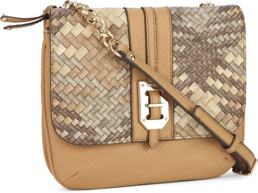 Nine West Women Evening Party Sling Bag Brown Multi Price In India Nine West Women Evening Party Sling Bag