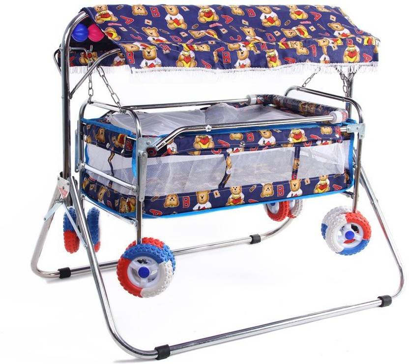 Manaash Baby Cradle Jhoola Cum Pram/Stroller With Hood Pram Buy Pram