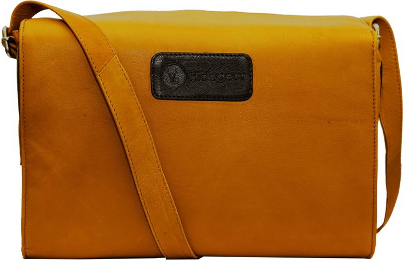 Hidegear Genuine Leather Camera Bag Tan