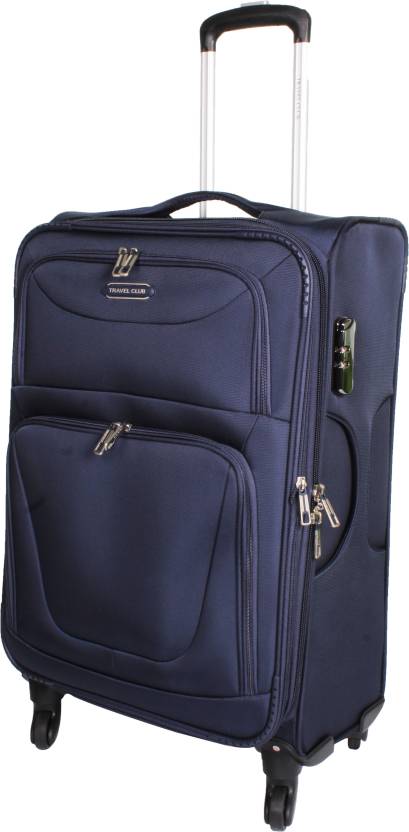 Travel Club Large Expandable Cabin Suitcase - 20 inch Blue - Price in India  