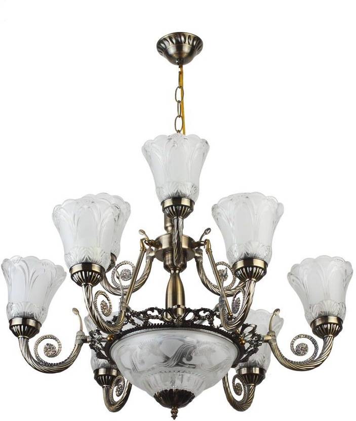Learc Antique Brass Finish Chandelier Ceiling Lamp In India Learc Antique Brass Finish Chandelier Ceiling Lamp