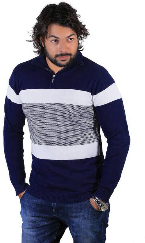 Rekha Fashion Hub Woven Men's Polo Neck Multicolor T-Shirt