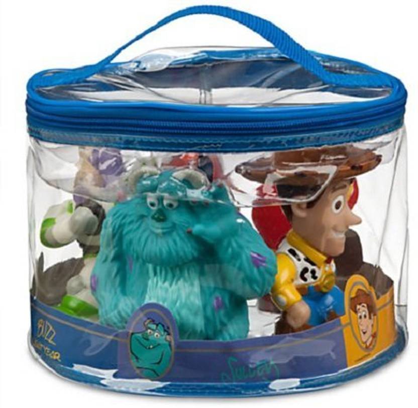 DISNEY Pixar Toy Story Woody Buzz Sulley Nemo Mr Incredible Squeeze Tub