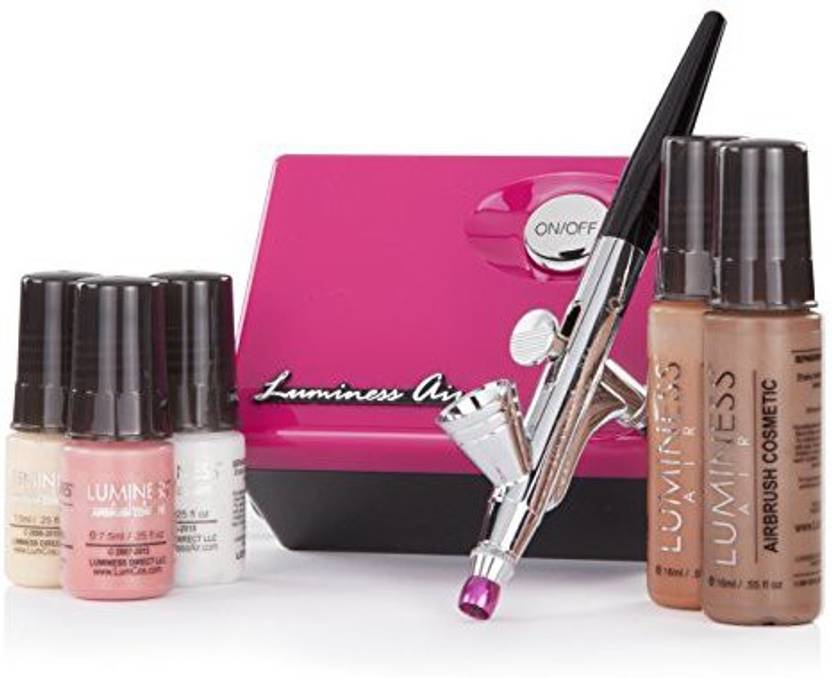 Luminess Air Pink Black Legend Airbrush System With Deluxe