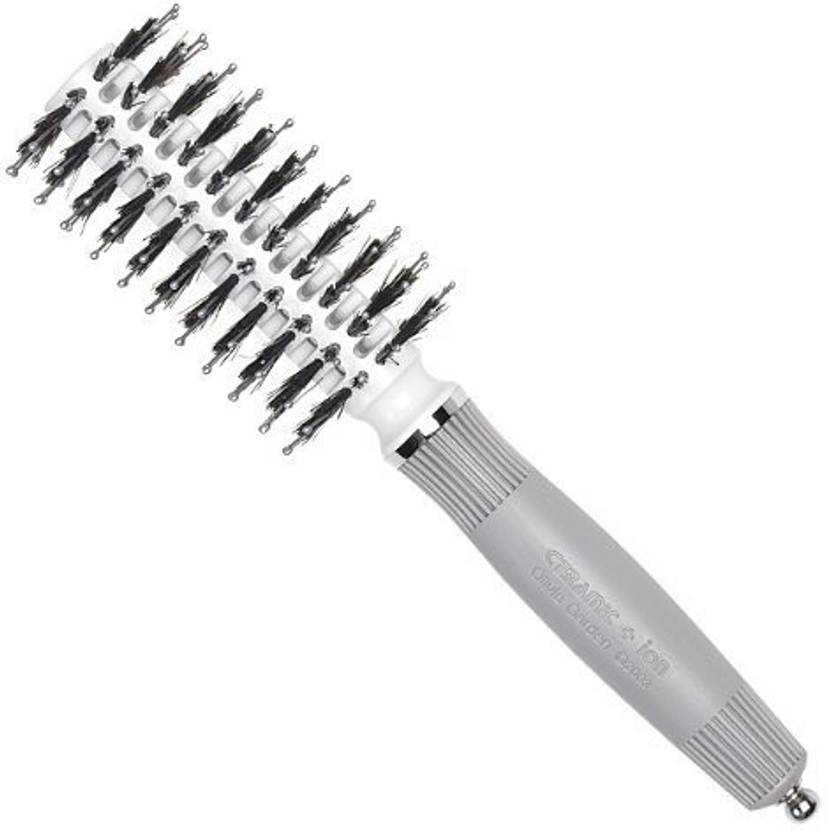 Olivia Garden 2 Ceramic Ionic 100 Boar And Ionic Bristles Combo
