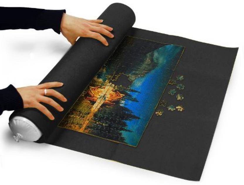 Sinoguo Black Felt Mat For Puzzle Storage Puzzles Saver No