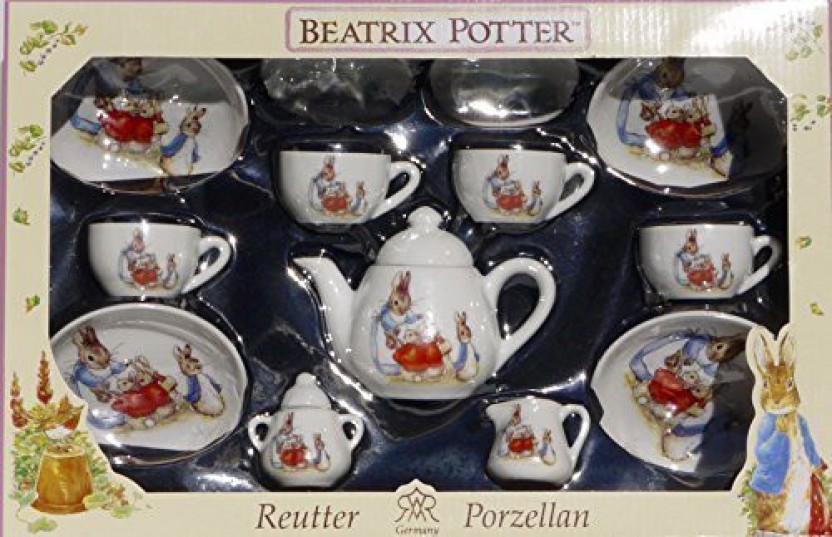 Cosy Village Teddy Bear Porcelain Tea Set