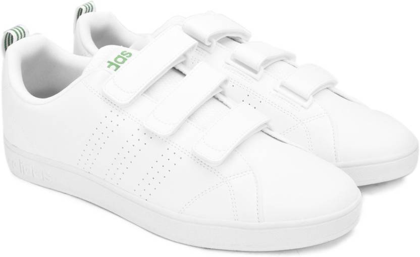 ADIDAS NEO VS ADVANTAGE CLEAN CMF Sneakers For Men - Buy  FTWWHT/FTWWHT/GREEN Color ADIDAS NEO VS ADVANTAGE CLEAN CMF Sneakers For  Men Online at Best Price - Shop Online for Footwears in