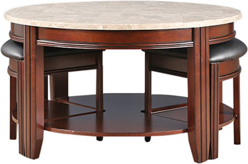 Hometown Loraine Solid Wood Coffee Table In India Solid Wood Coffee Table In India