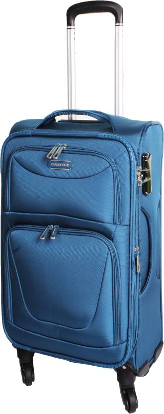 Travel Club USA 4 Wheel Expandable Check-in Suitcase - 28 inch Light Blue -  Price in India 