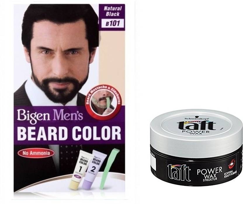 Bigen Beard Hair Colour With Schwarzkopf Taft Hair Wax Price In