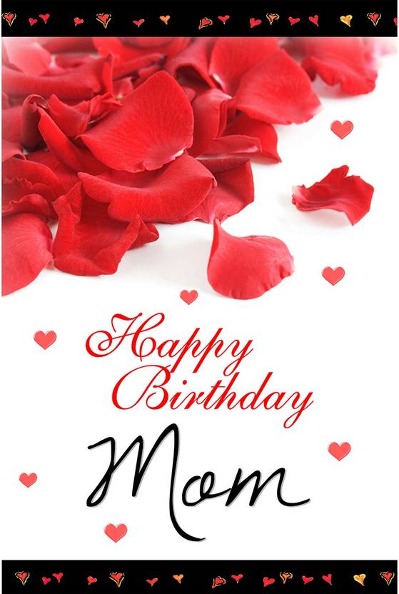 happy birthday mom poster