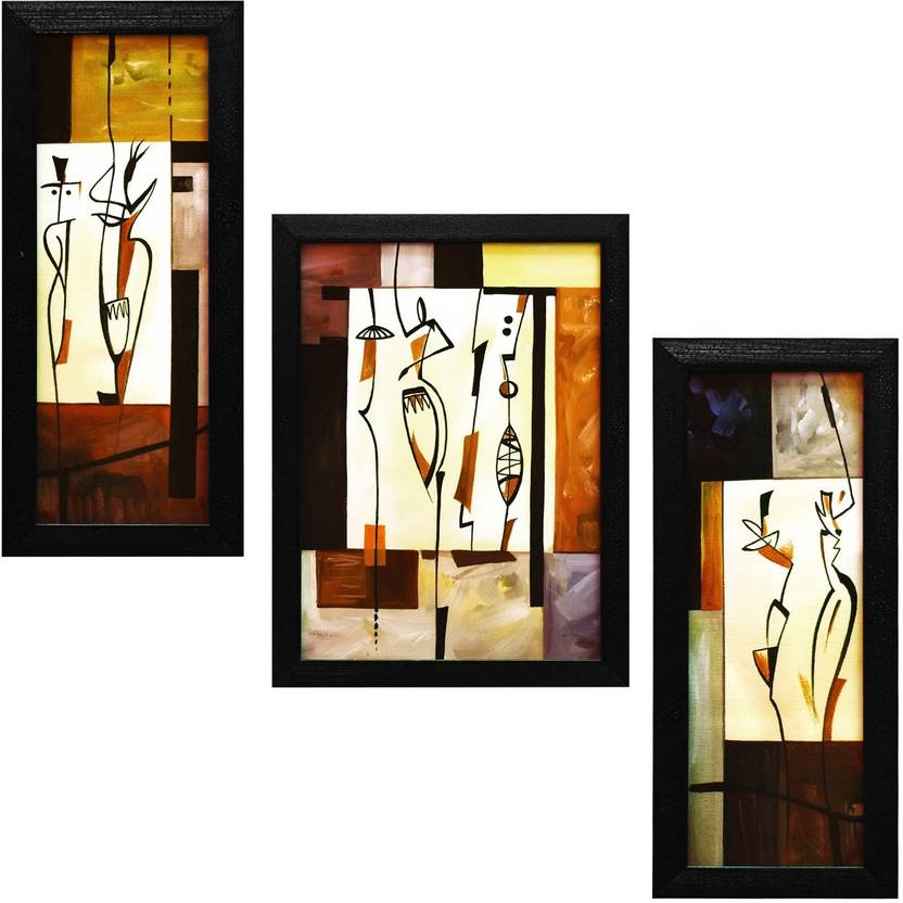 Gallery99 Abstract Art With Glass Frame Digital Reprint