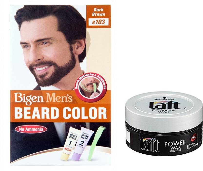Bigen Beard Hair Colour With Schwarzkopf Taft Hair Wax Price In