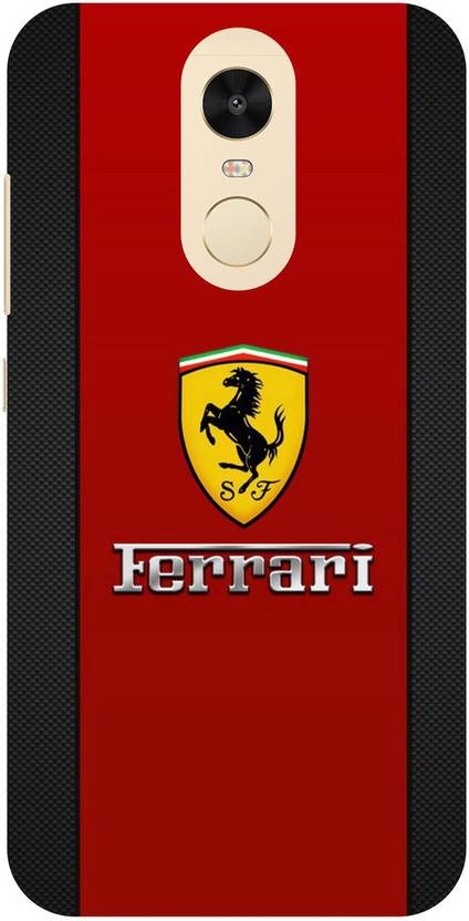 trahas back cover for xiaomi redmi note 4 ferrari car logo