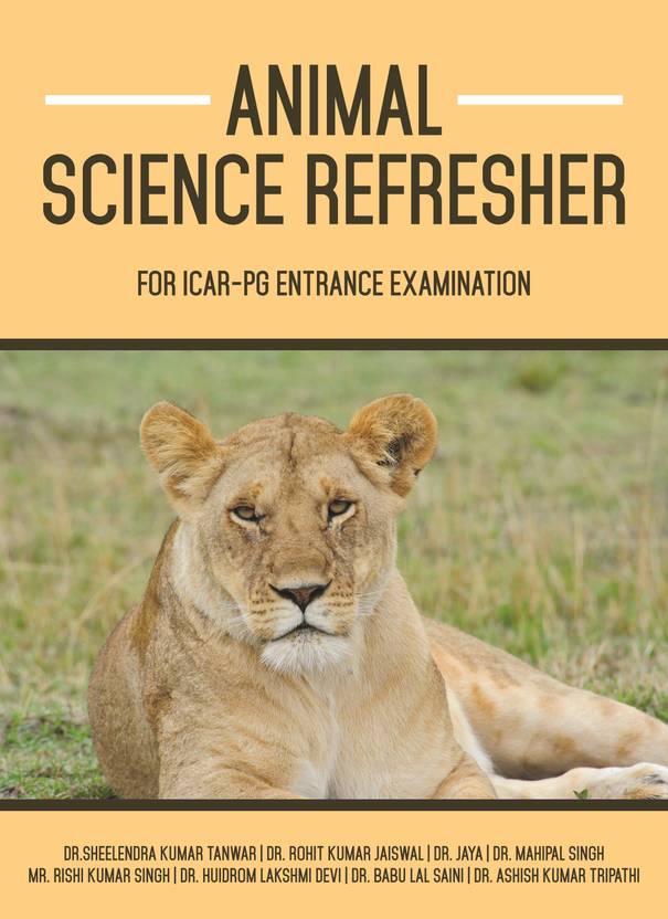 Animal Science Refresher For ICARPG Entrance Examination Buy Animal