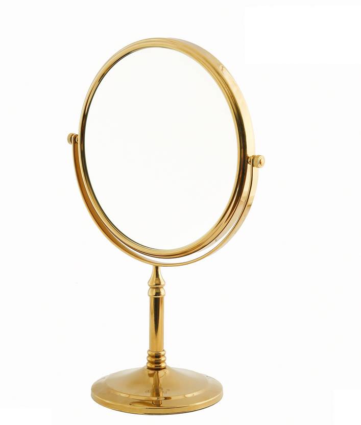 Dolphy Golden 5x Table Mounted Shaving Makeup Vanity 8 Inch Dolphy Golden 5x Table Mounted Shaving Makeup Vanity 8 Inch Magnifying Mirror