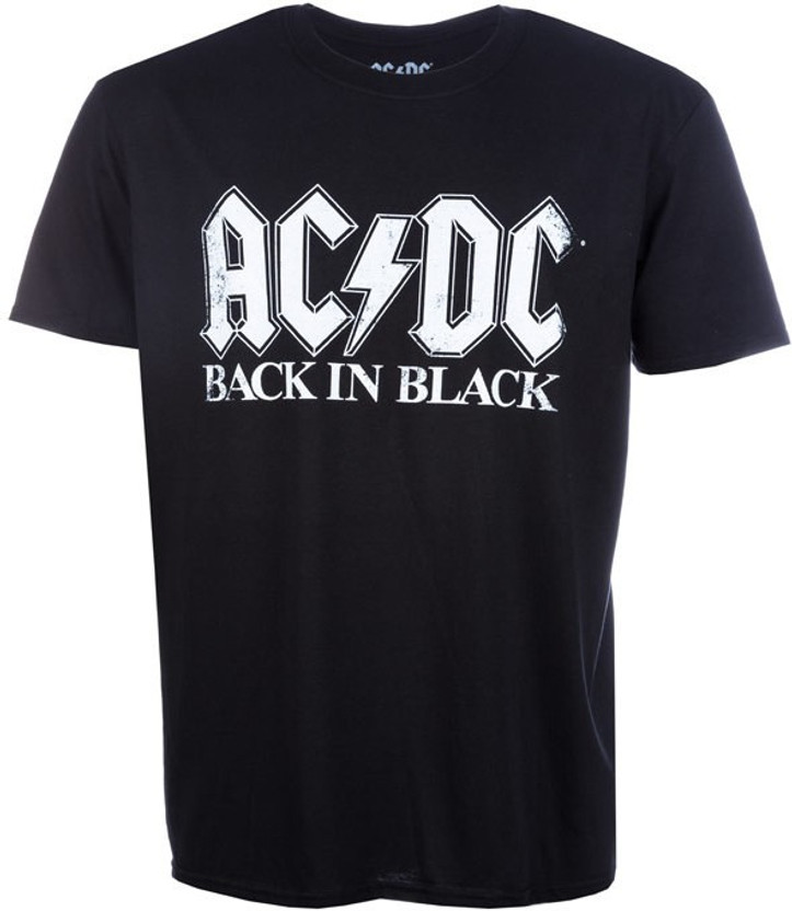 black ac dc shirt