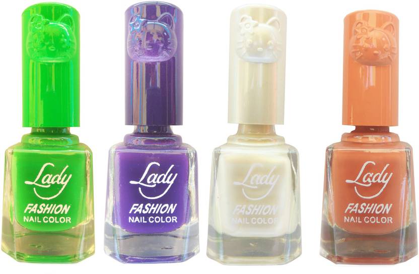 Lady FASHION Colour Cap Insta Dry Nail polish (Evergreen Colours)6